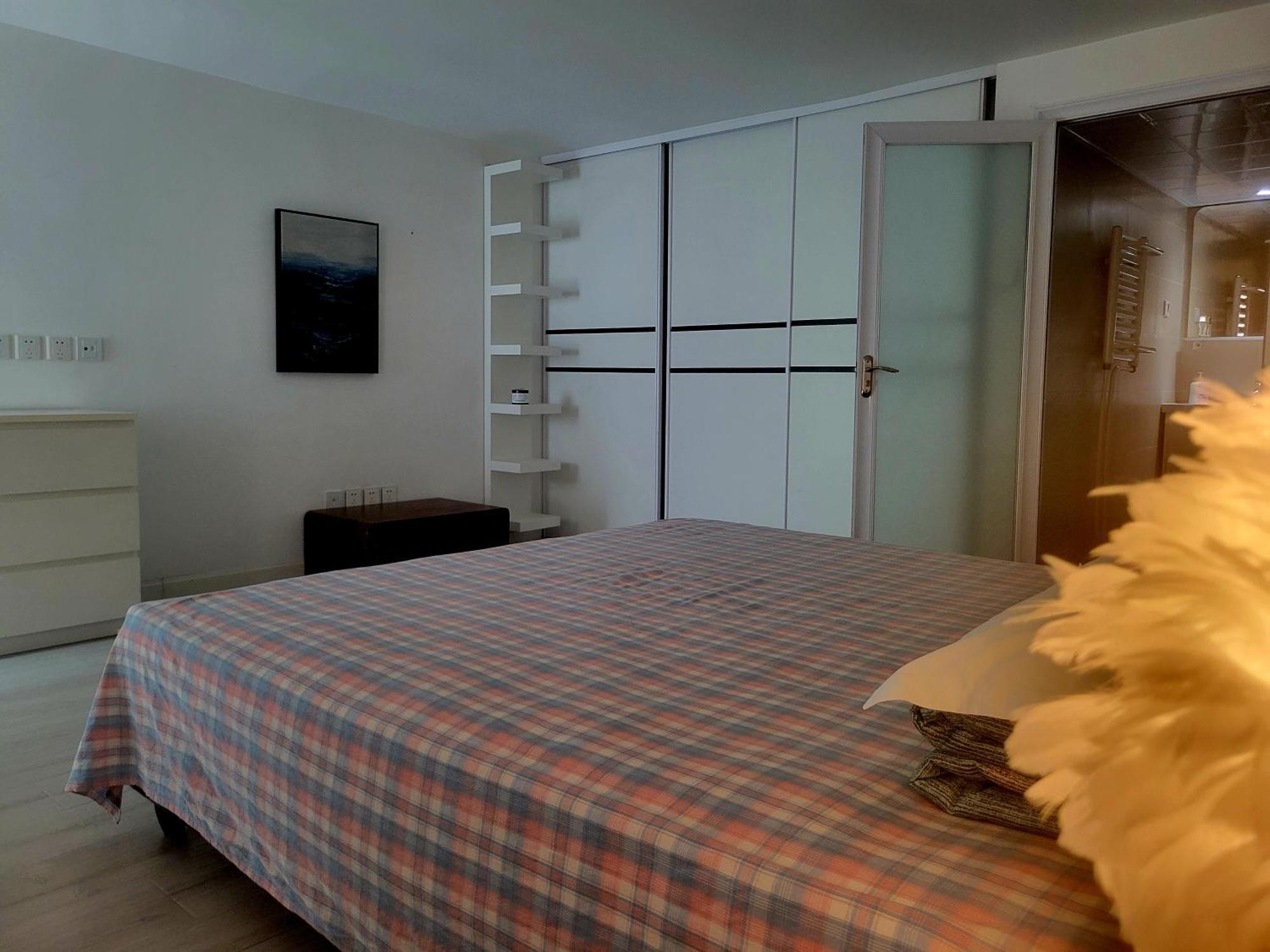 Chaoyang Joy City Hardcover Apartment Peking Exteriör bild
