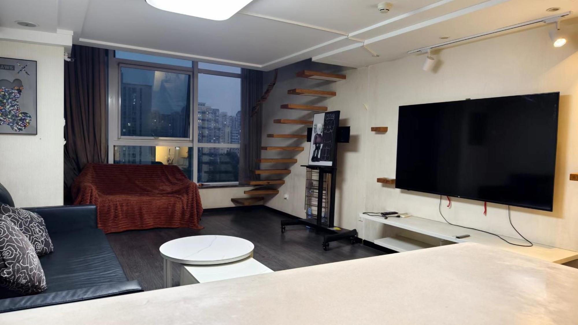 Chaoyang Joy City Hardcover Apartment Peking Exteriör bild